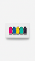 Spray can teal enamel pin pack